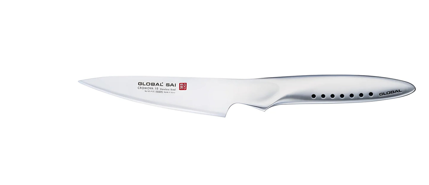 Global SAI-F02 cm. 10 coltello spelucchino retto martellato