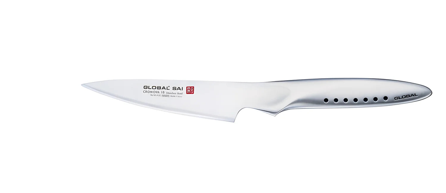 Global SAI-F02 cm. 10 coltello spelucchino retto martellato