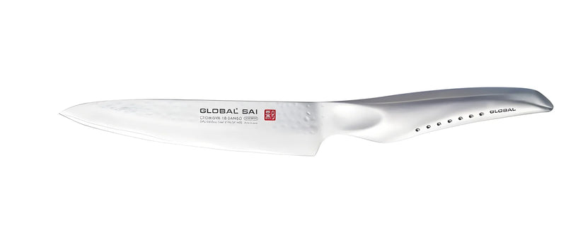 Global SAI-M02 cm. 14,5 coltello cucina universale martellato