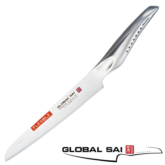 Global SAI-M05 cm. 17 coltello per filettare martellato