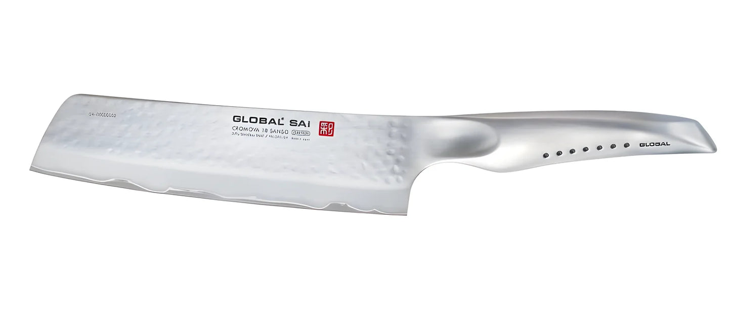 Coltello da cucina x verdure martellato Global SAI 21cm. SAI-04