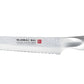 Global SAI-05 cm. 23 coltello da cucina per pane martellato