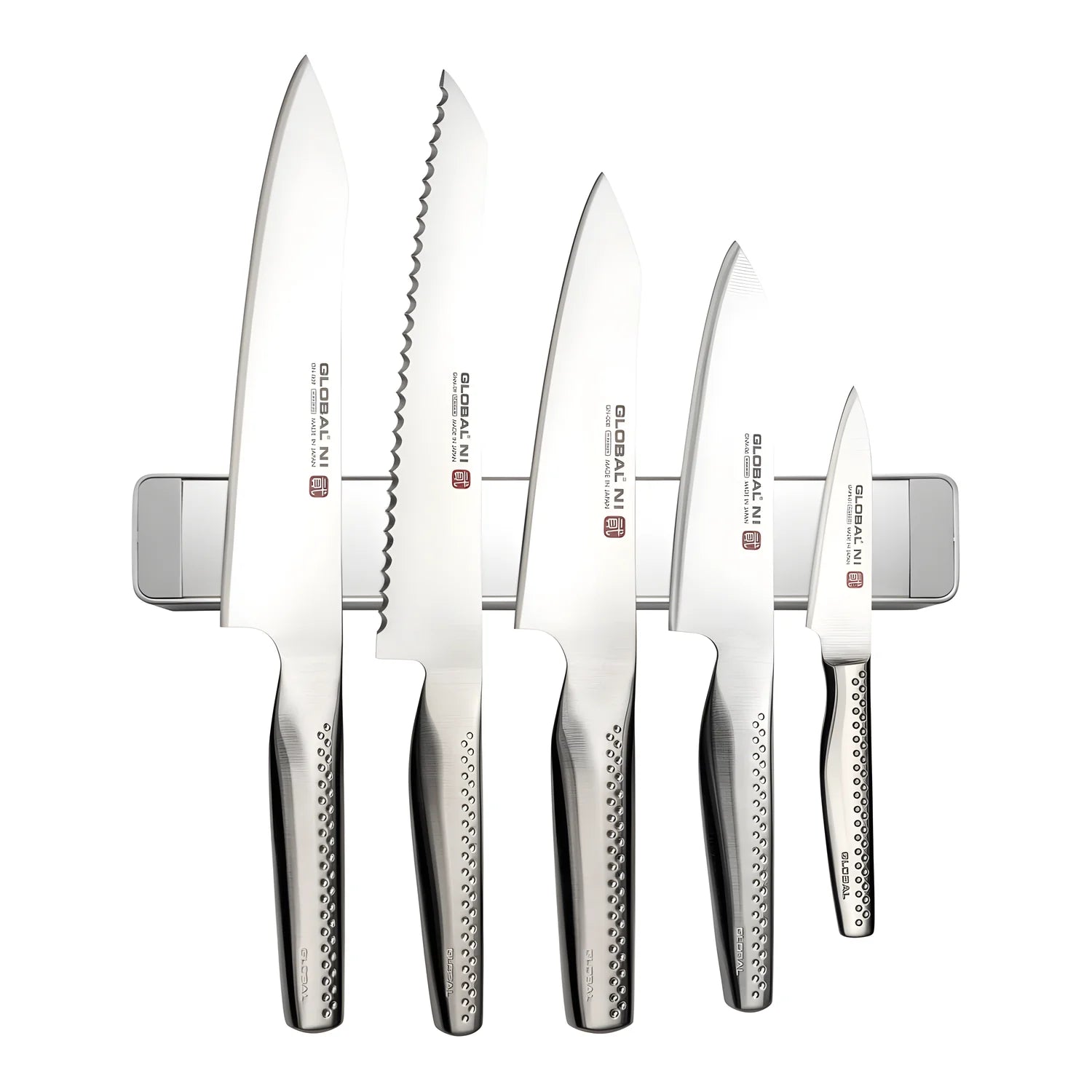 Global Set 5 coltelli "NI" con barra magnetica GN-5005AR/M30
