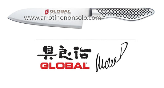Coltello Santoku anniversario 35 anni Global 13 cm. GS-109/AN