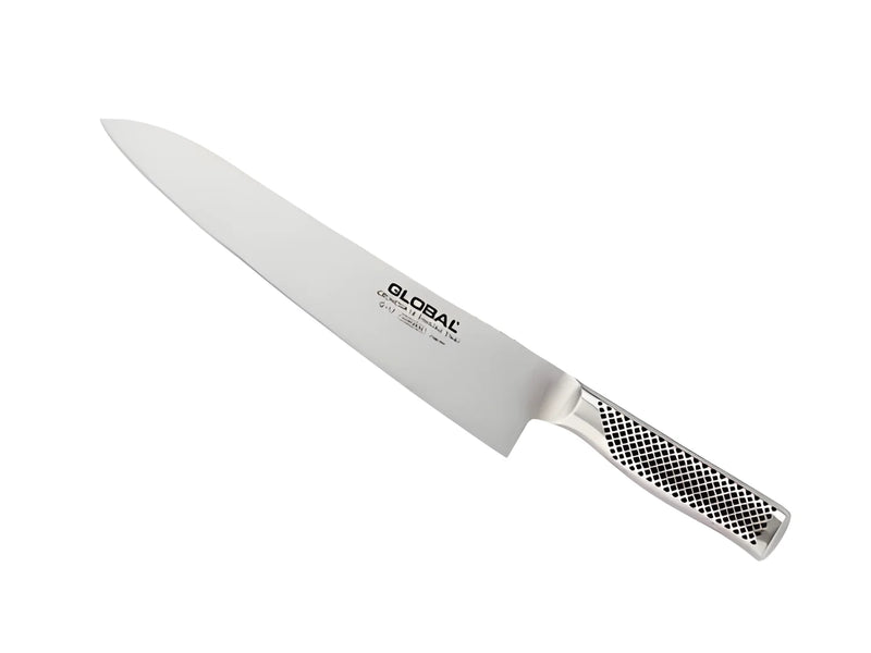 Global G-17 Coltello Tranciante 27 cm – Acciaio CROMOVA 18, Made in Japan