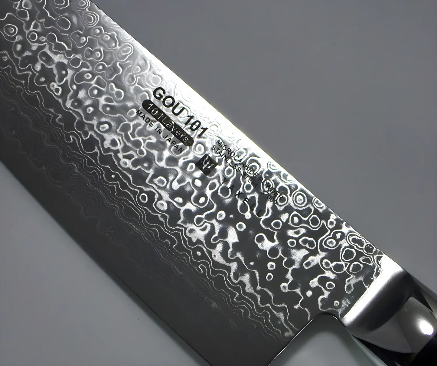 Yaxell GOU Coltello da Cuoco Lama 20 cm – Acciaio SG2 63 HRC, 101 Strati Damasco