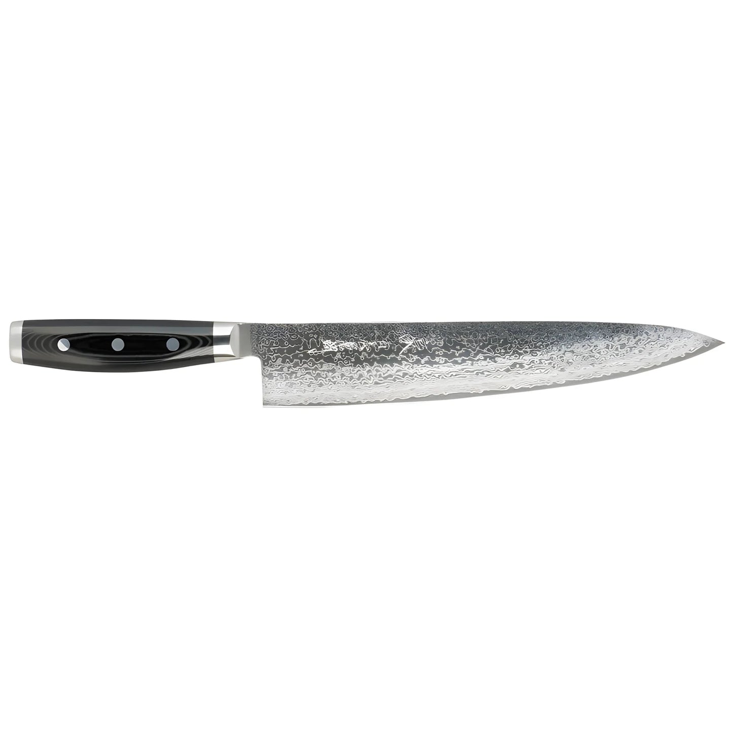 Yaxell GOU Coltello da Cuoco Lama 25,5 cm – Acciaio SG2 63 HRC, 101 Strati Damasco