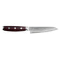 Yaxell GOU Coltello Universale Lama 12 cm – Acciaio SG2 63 HRC, 161 Strati Damasco