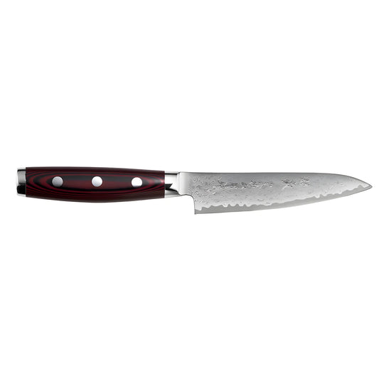 Yaxell GOU Coltello Universale Lama 12 cm – Acciaio SG2 63 HRC, 161 Strati Damasco