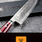 Yaxell GOU Coltello Universale Lama 12 cm – Acciaio SG2 63 HRC, 161 Strati Damasco