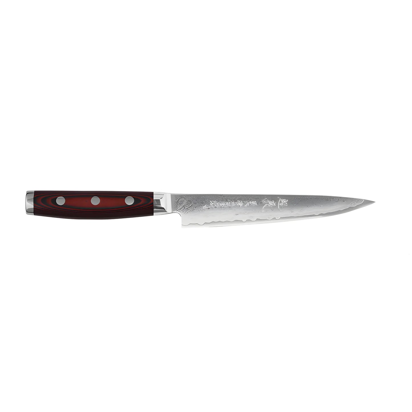 Yaxell Super GOU Coltello per Filettare Lama 15 cm – Acciaio SG2 63 HRC, 161 Strati Damasco