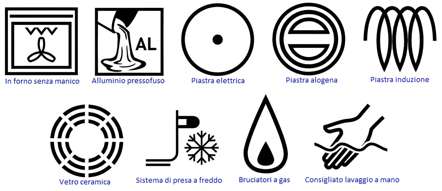 Padella GEM induzione antiaderente manico rimovibile Ø 20 cm