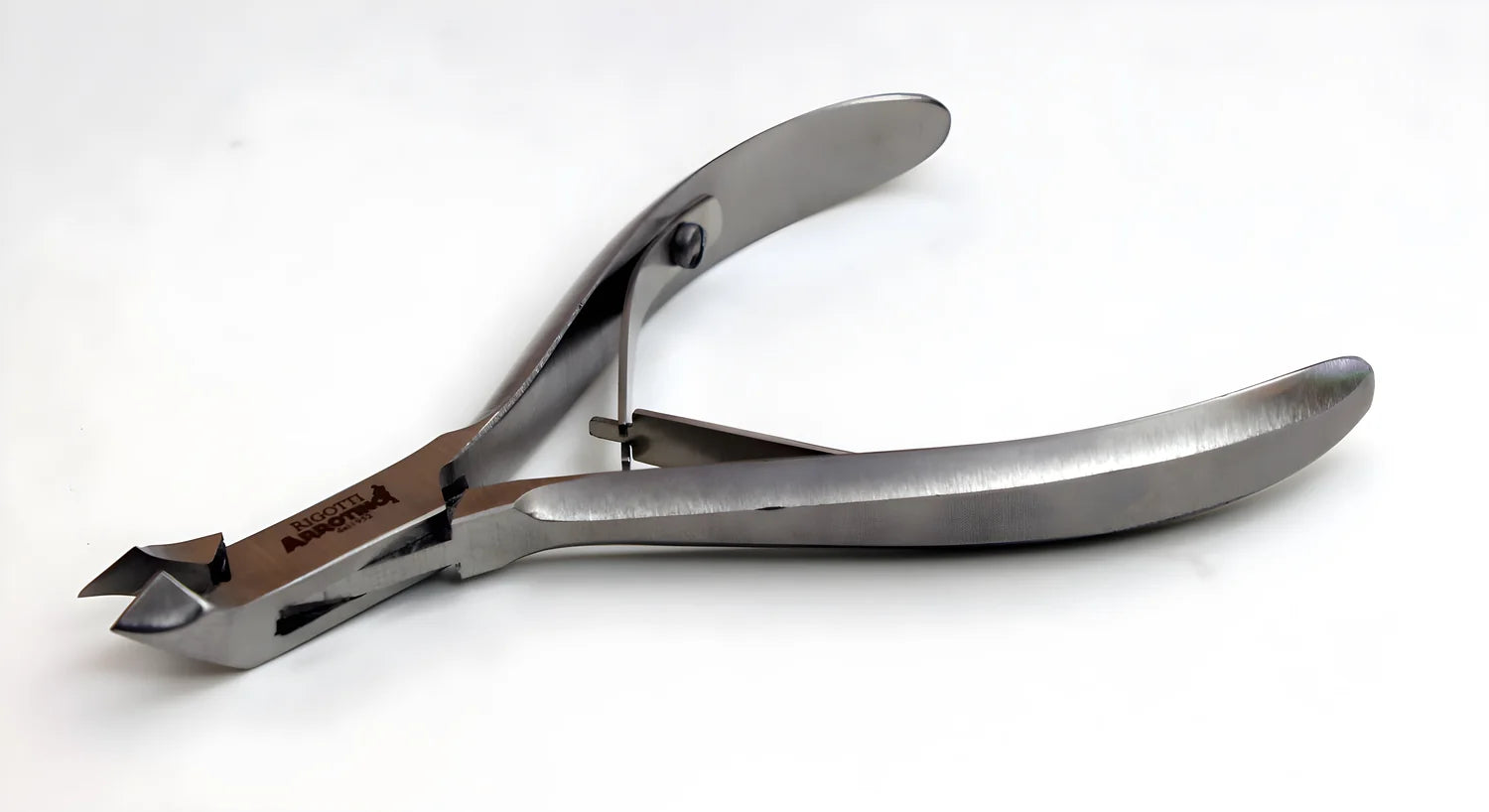 Tronchesino per cuticole acciaio inox satinato Rigotti lama mm.5