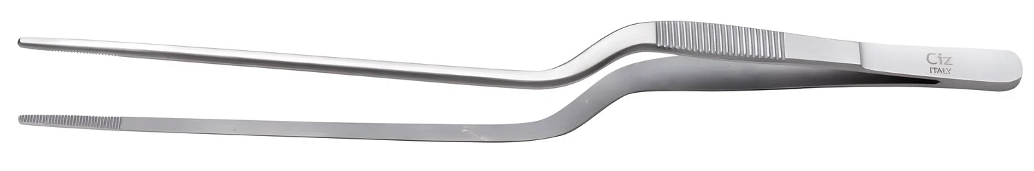 Pinza doppia a gomito per impiattare Ciz 20 cm.