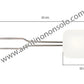 Spatola leccaciotola professionale manico inox 32 cm. 5510045