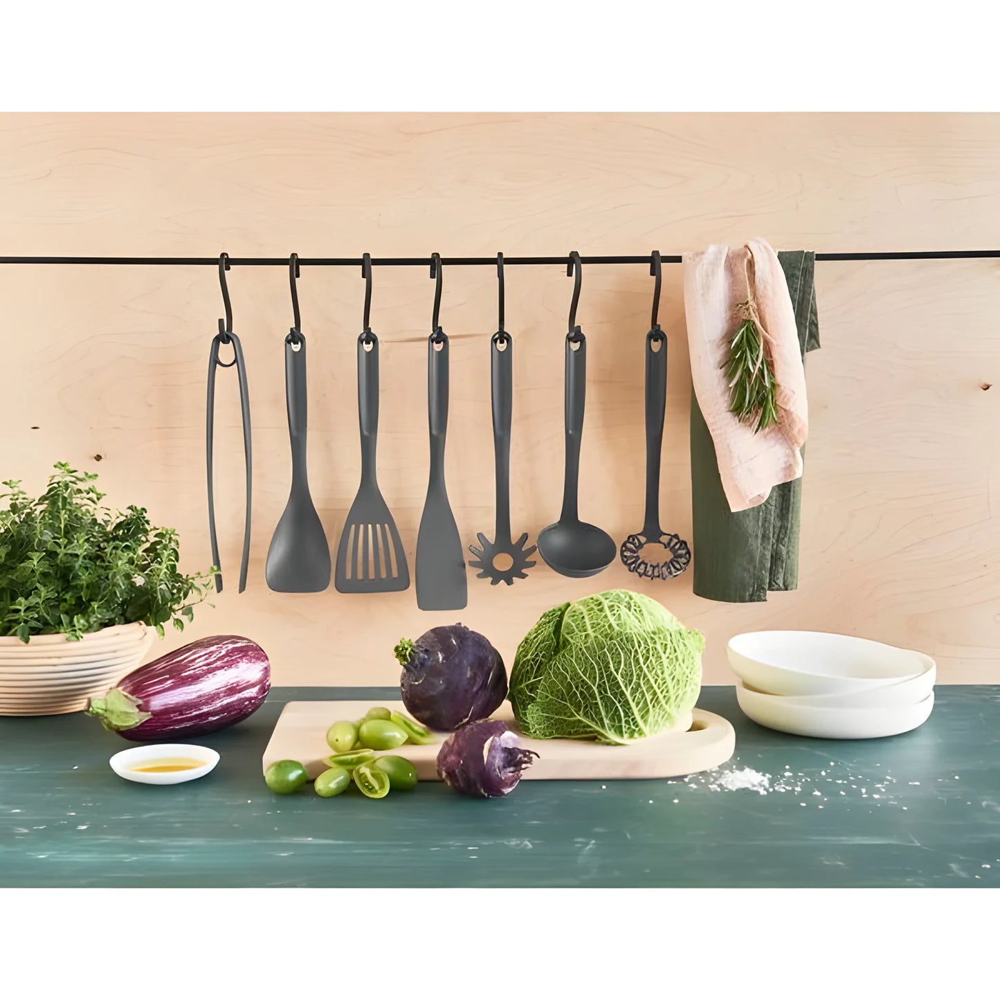 Orthex Spatola da cucina BIO flessibile antigraffio BPA free
