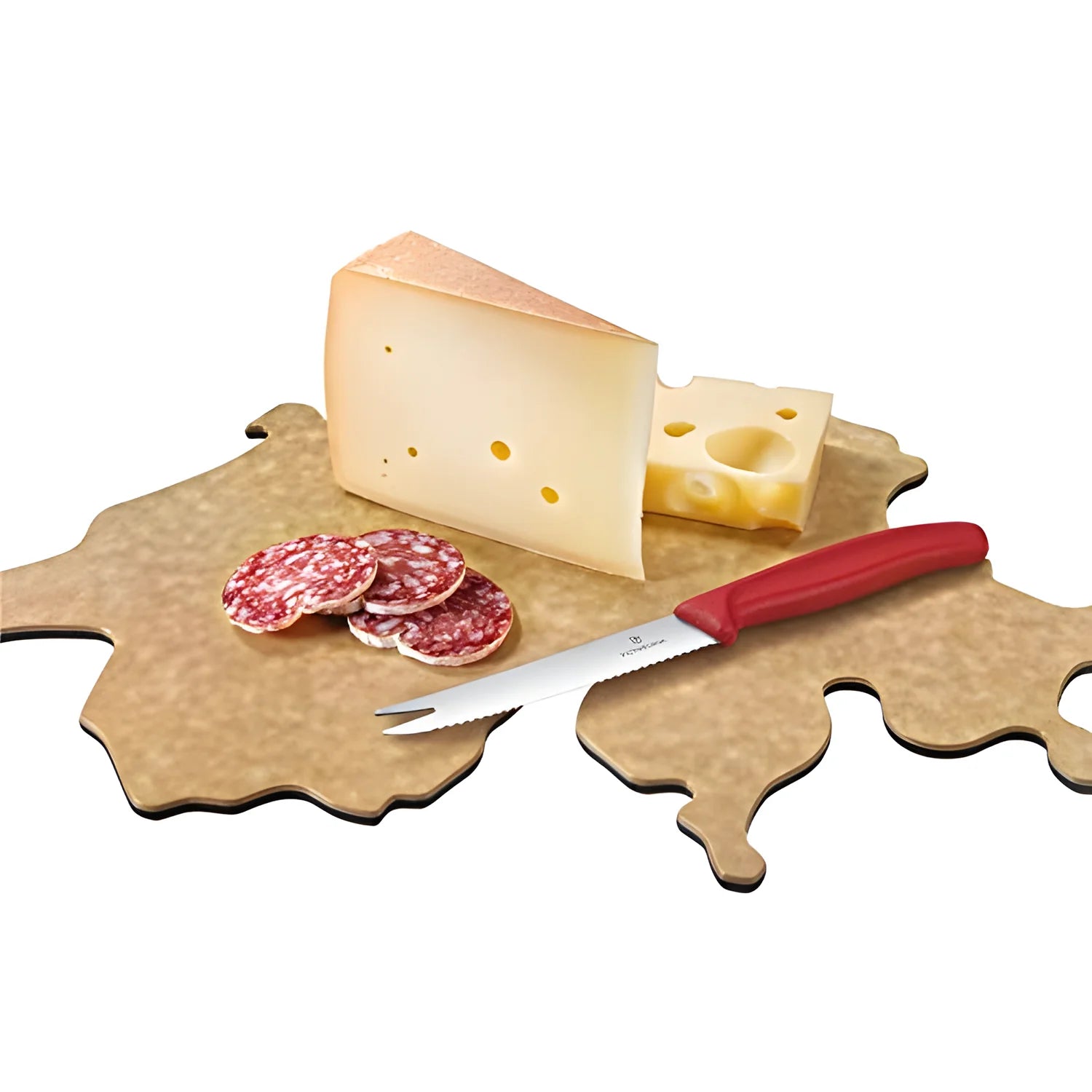 Victorinox coltello due punte lama ondulata x formaggio 6.78 63