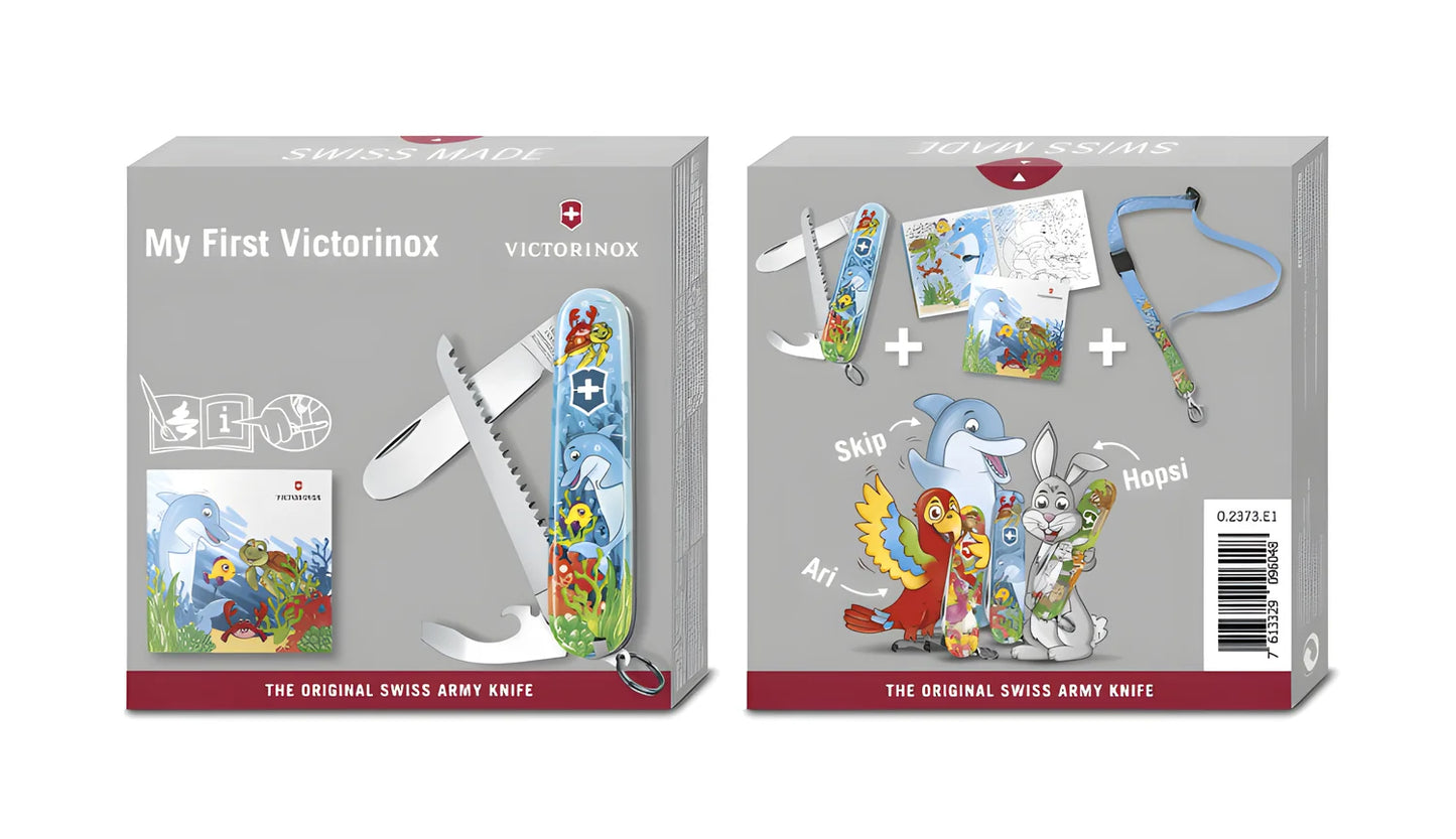 Victorinox set con coltello multiuso per bambini "Delfino"