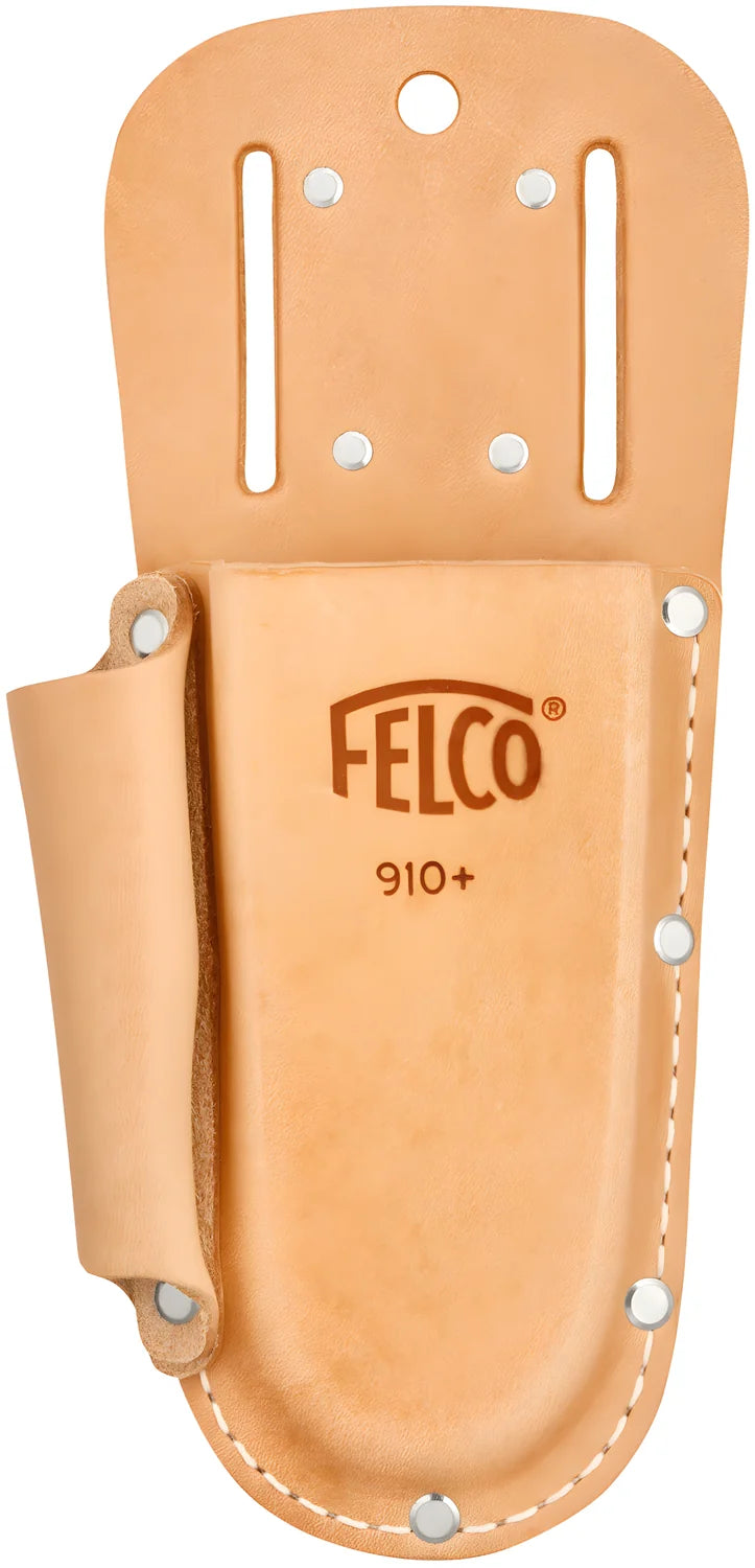 Felco fodero in cuoio 910 + vano porta pitra 903 e clip a molla