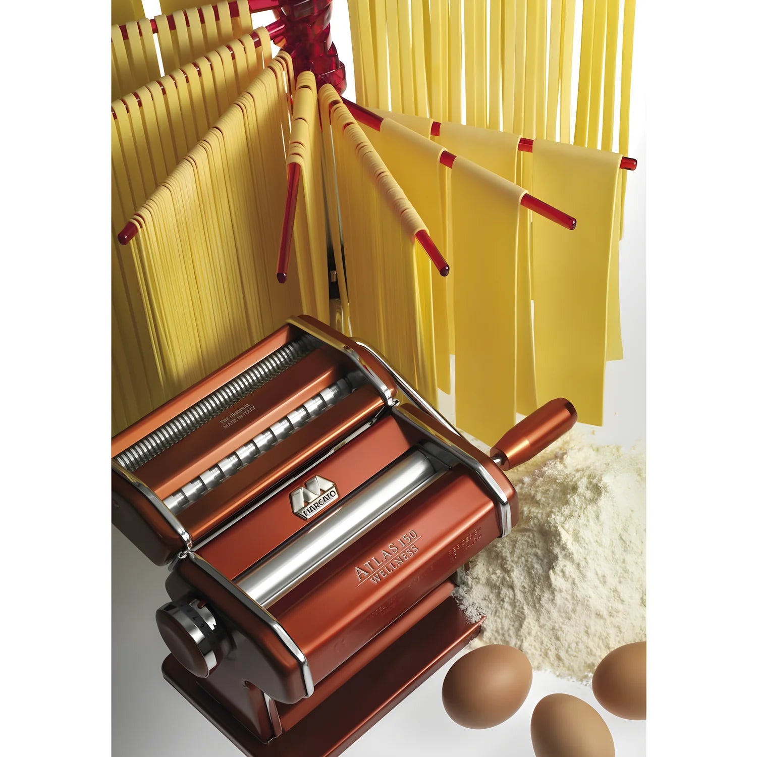 Marcato macchina da pasta "Atlas 150 Design" Rossa AT-150-RSO
