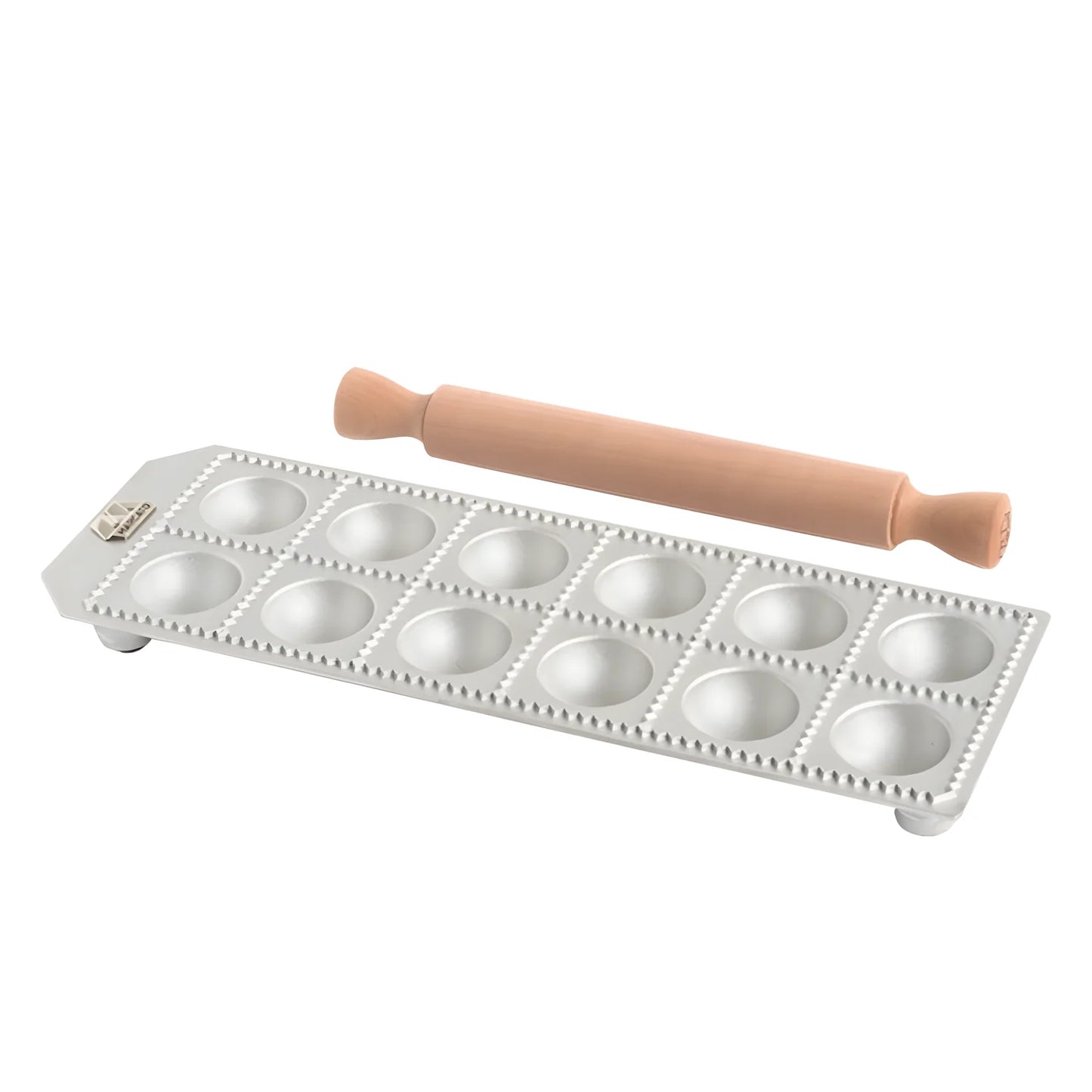 Marcato stampo a tavoletta per 12 ravioli tondi 55 mm