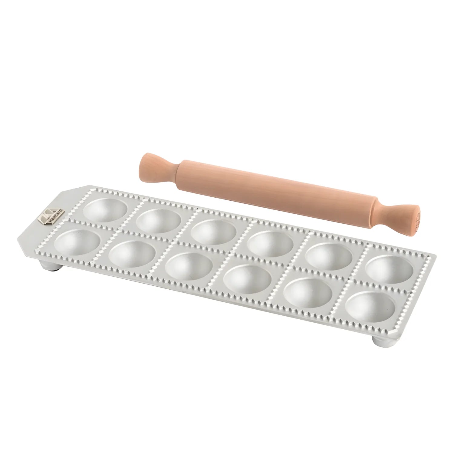 Marcato stampo a tavoletta per 12 ravioli tondi 55 mm