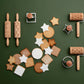 Marcato set biscotti per Natale a stella +ricettario XPR-008-blu