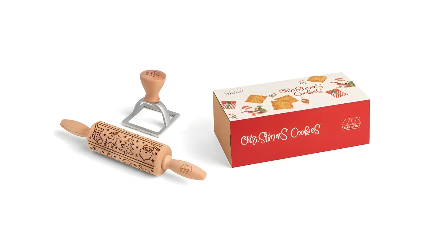 Marcato set biscotti per Natale quadrati +ricettario XPR-008-RSO