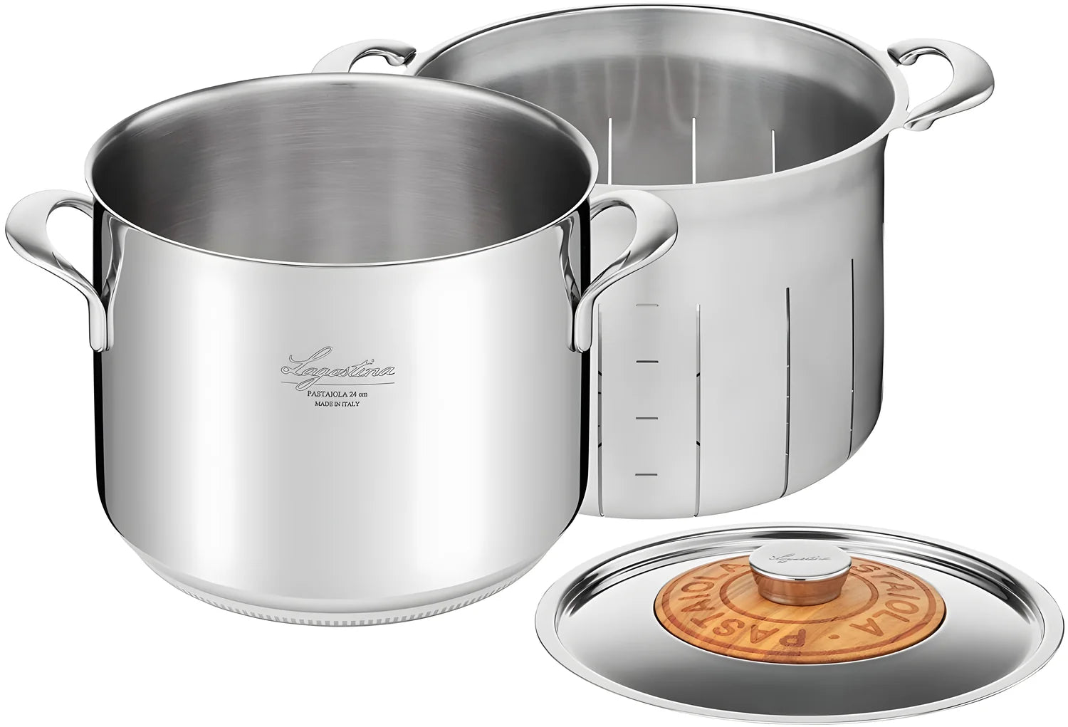 Lagostina La Pastaiola linea Patrimonio Ø24cm litri 7 inox 18/10