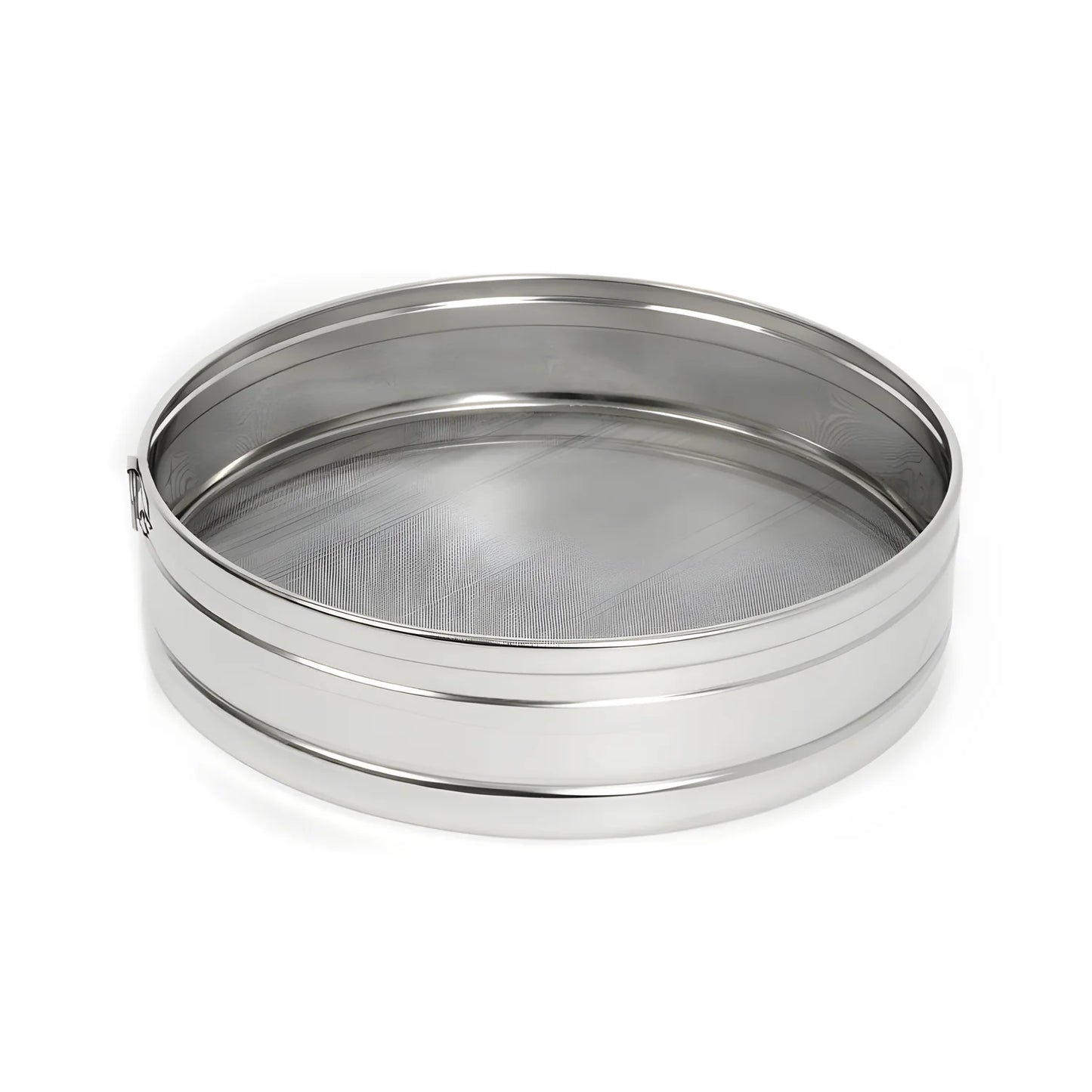 Setaccio Ø25 cm in acciaio inox con maglia fitta 0,48 mm