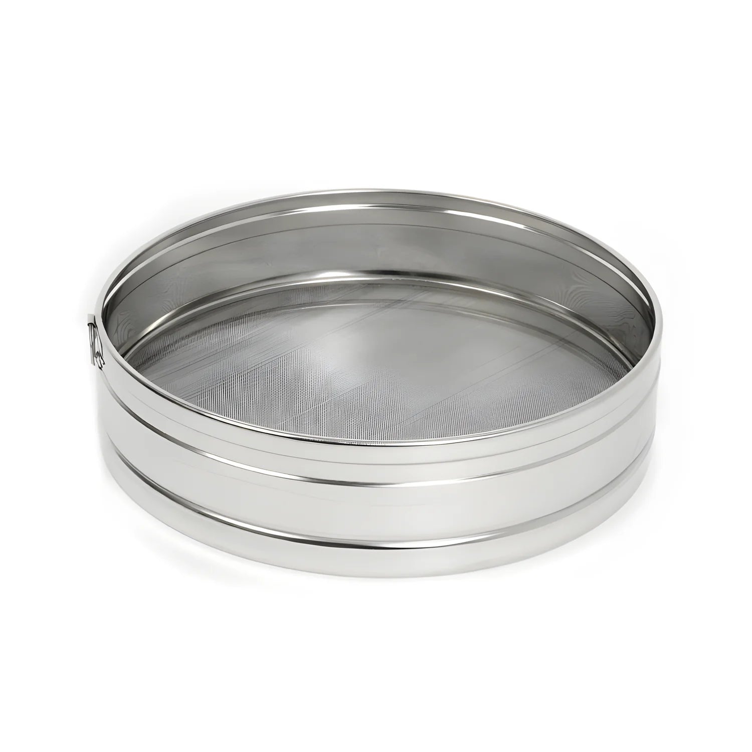 Setaccio Ø25 cm in acciaio inox con maglia fitta 0,48 mm