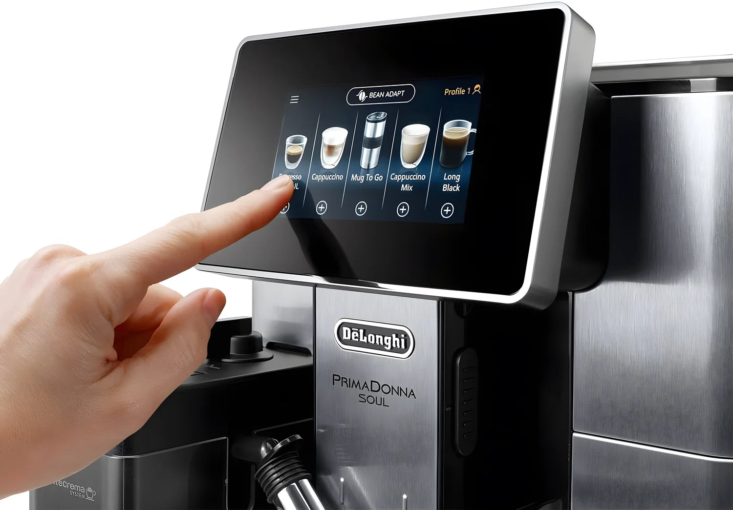 De'Longhi macchina da caffè Primadonna Soul ECAM610 74.MB + Tazza termica da viaggio 250 ml