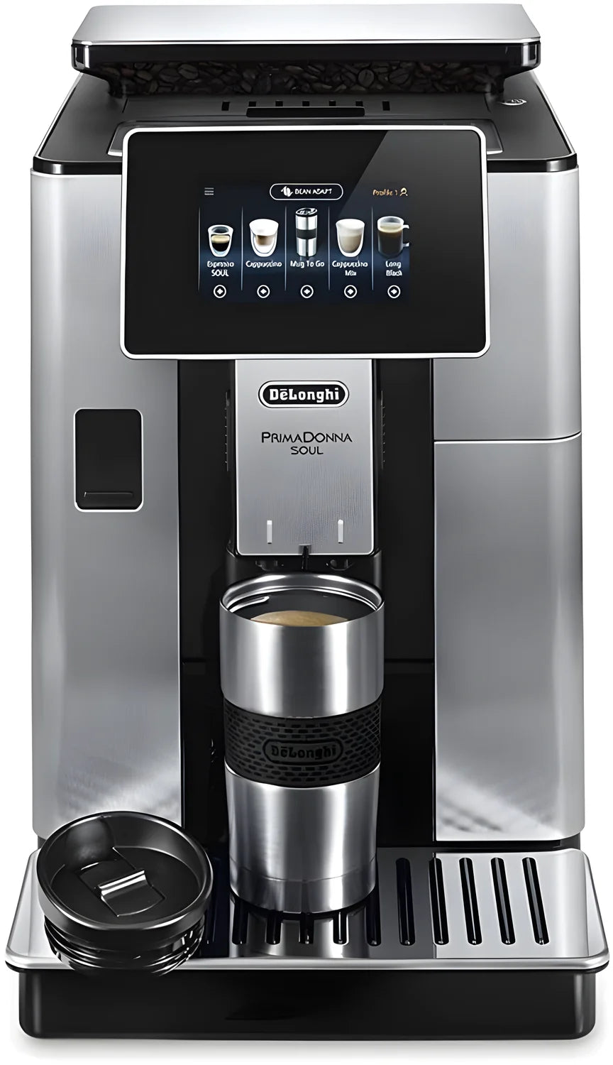De'Longhi macchina da caffè Primadonna Soul ECAM610 74.MB + Tazza termica da viaggio 250 ml