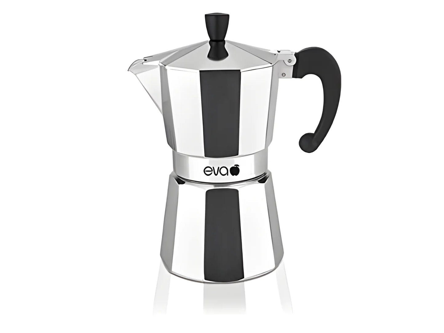 Moka macchina da caffè caffettiera alluminio 6 tazze EVA 020305