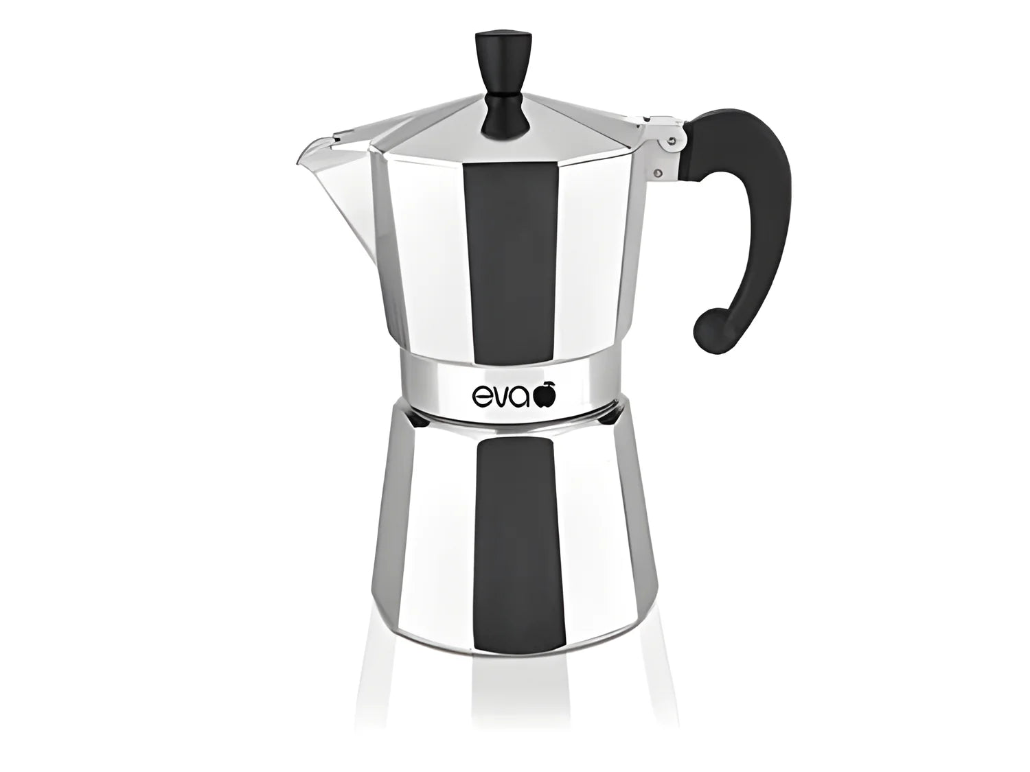 Moka macchina da caffè caffettiera alluminio 6 tazze EVA 020305