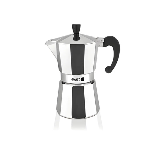 Eva moka caffettiera 12 tazze in alluminio