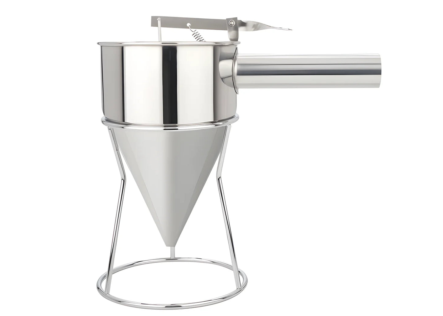 Imbuto dosatore dispenser Eva 1 lt inox foro uscita 8 mm 041141