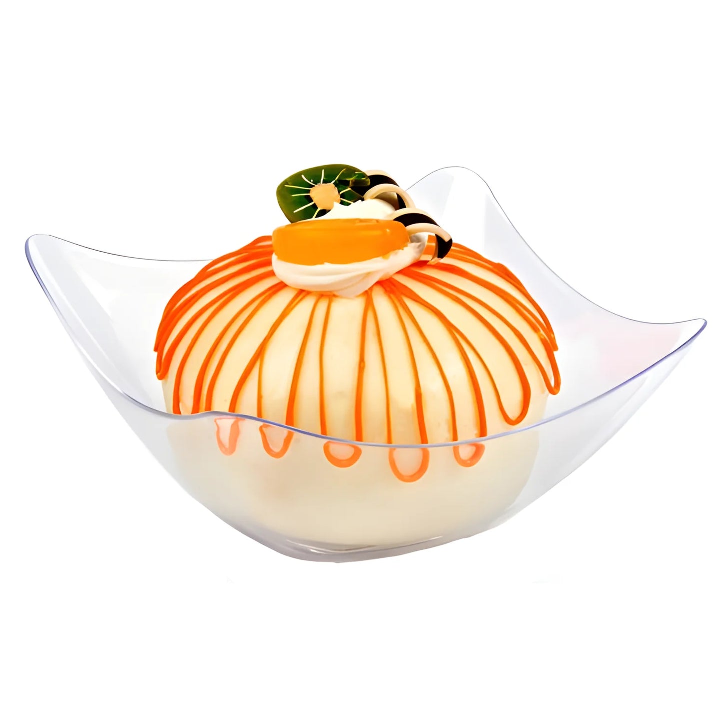 Finger food contenitori quadrato lato 7,5 cm altezza 3,5 cm 80ml