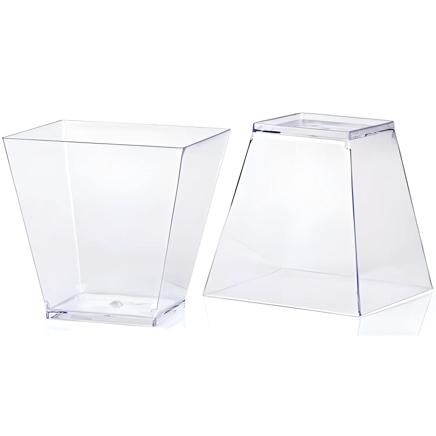 Finger food contenitori a piramide 200ml perimetri cm.7-4,5 H7