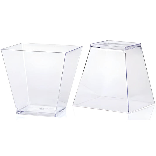 Finger food contenitori a piramide 200ml perimetri cm.7-4,5 H7