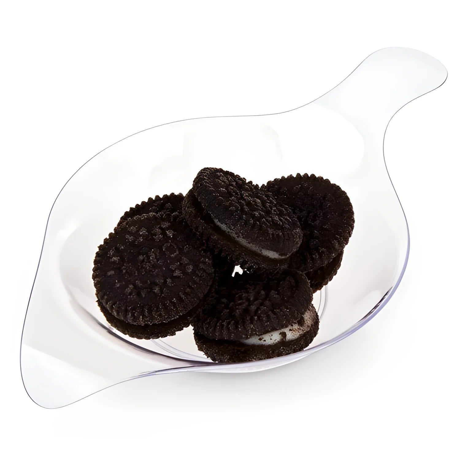 Finger food contenitori a vaschetta con becco Ø 7cm. 45ml.