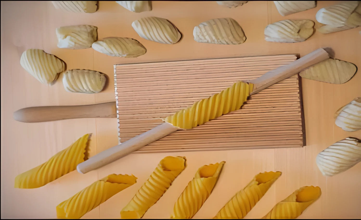 Riga Gnocchi con asta per Garganelli Maccheroni al Pettine 298