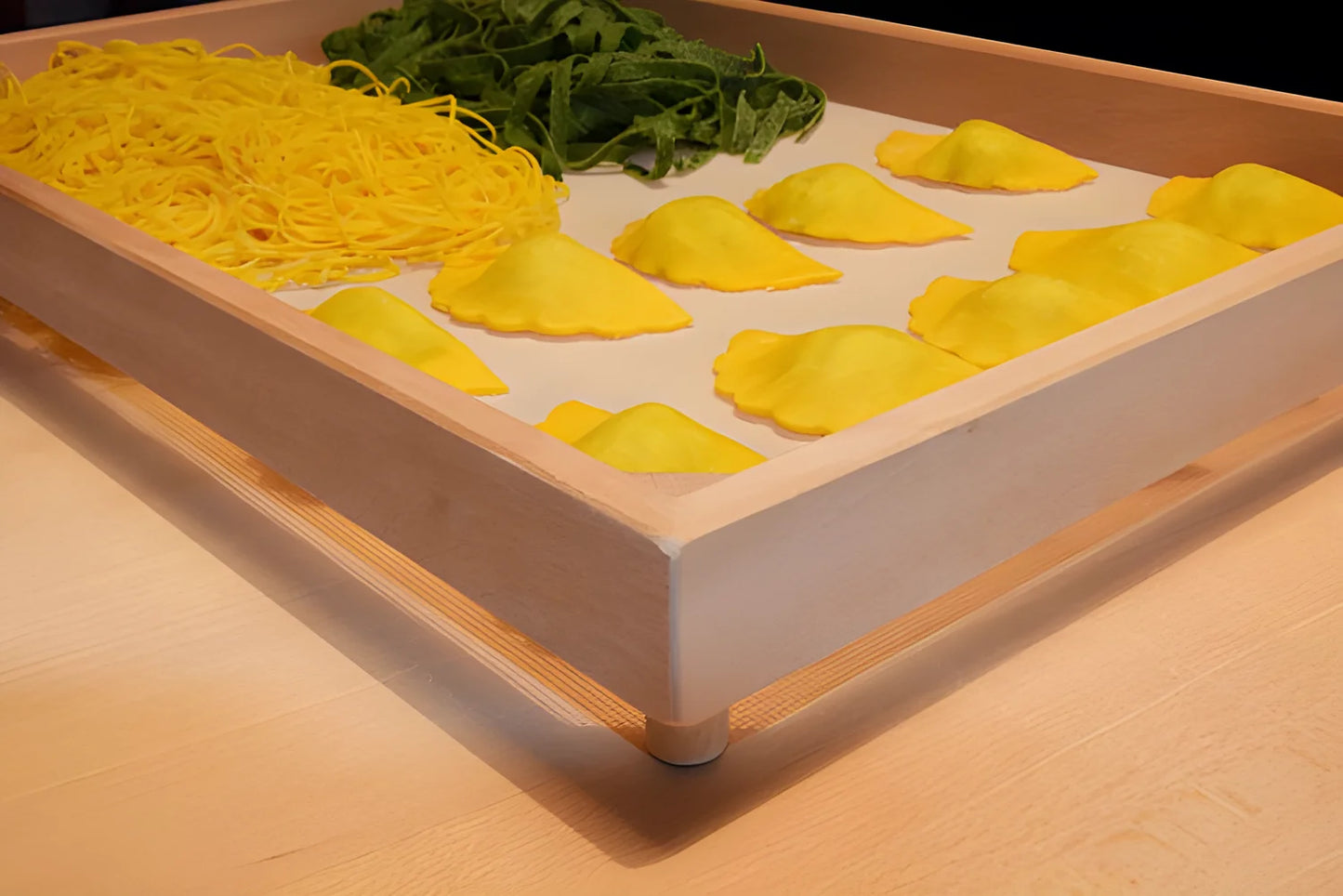 Telaio asciuga pasta fresca in faggio 48 x 60 cm
