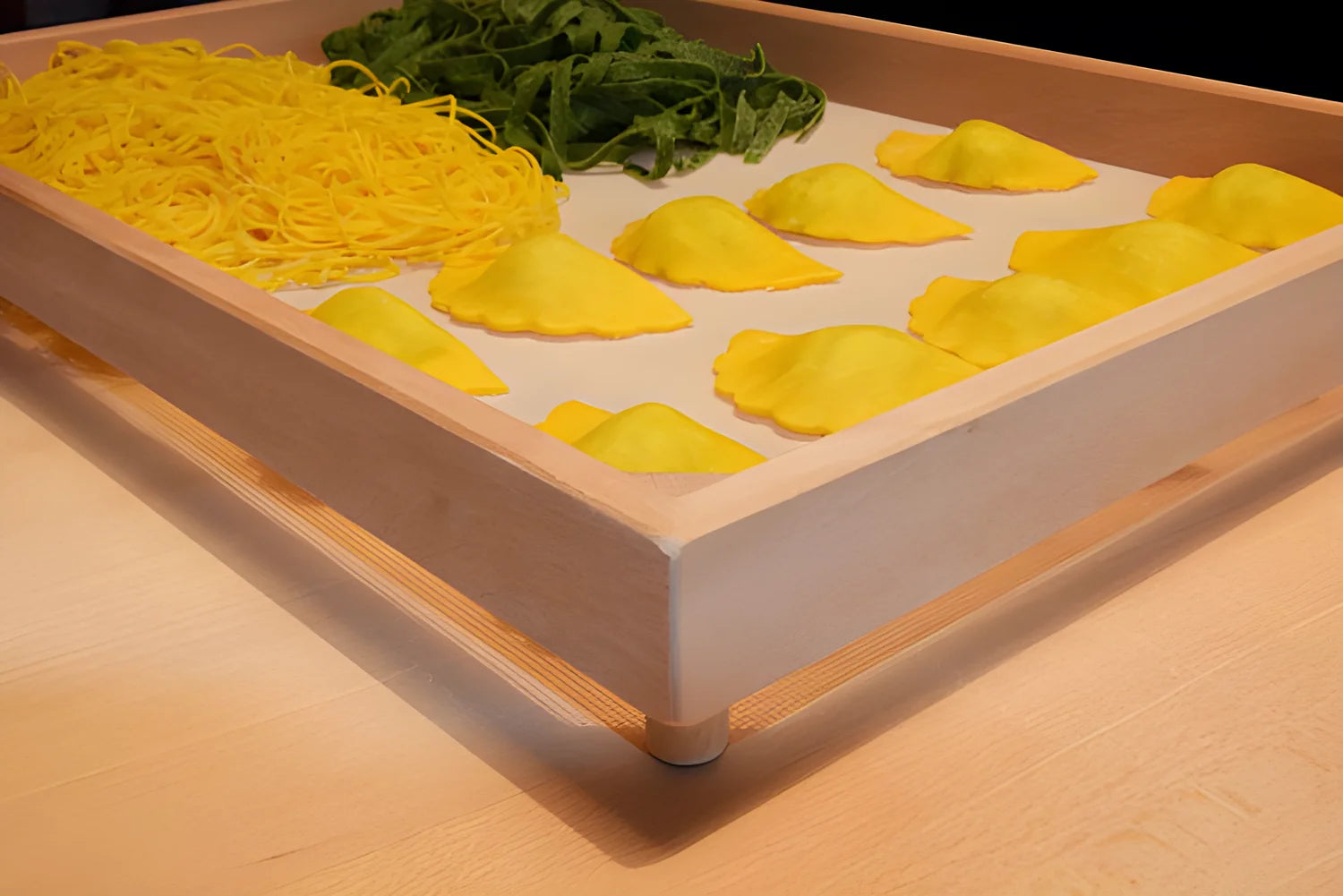 Telaio asciuga pasta fresca in faggio 48 x 60 cm