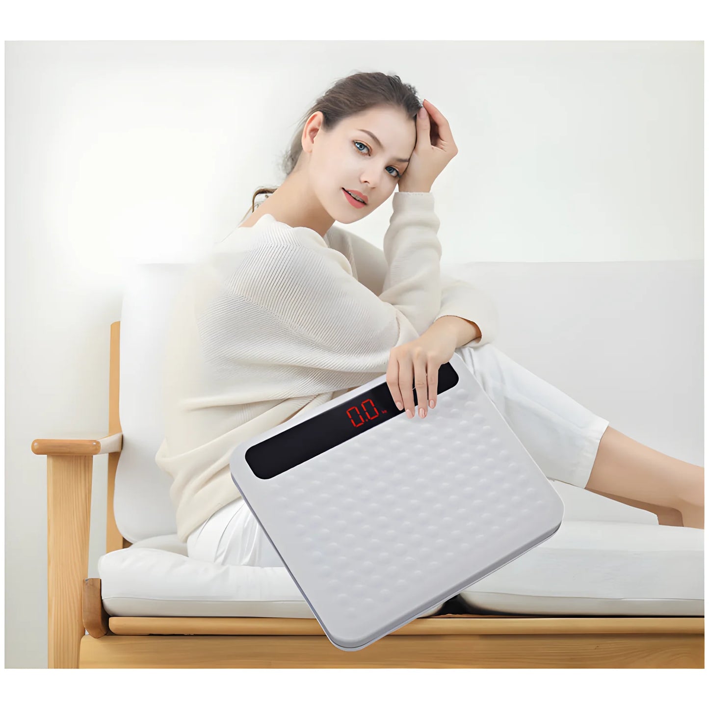 Bilancia pesapersone digitale 100g/180kg cm 31x30x2,9 5270210