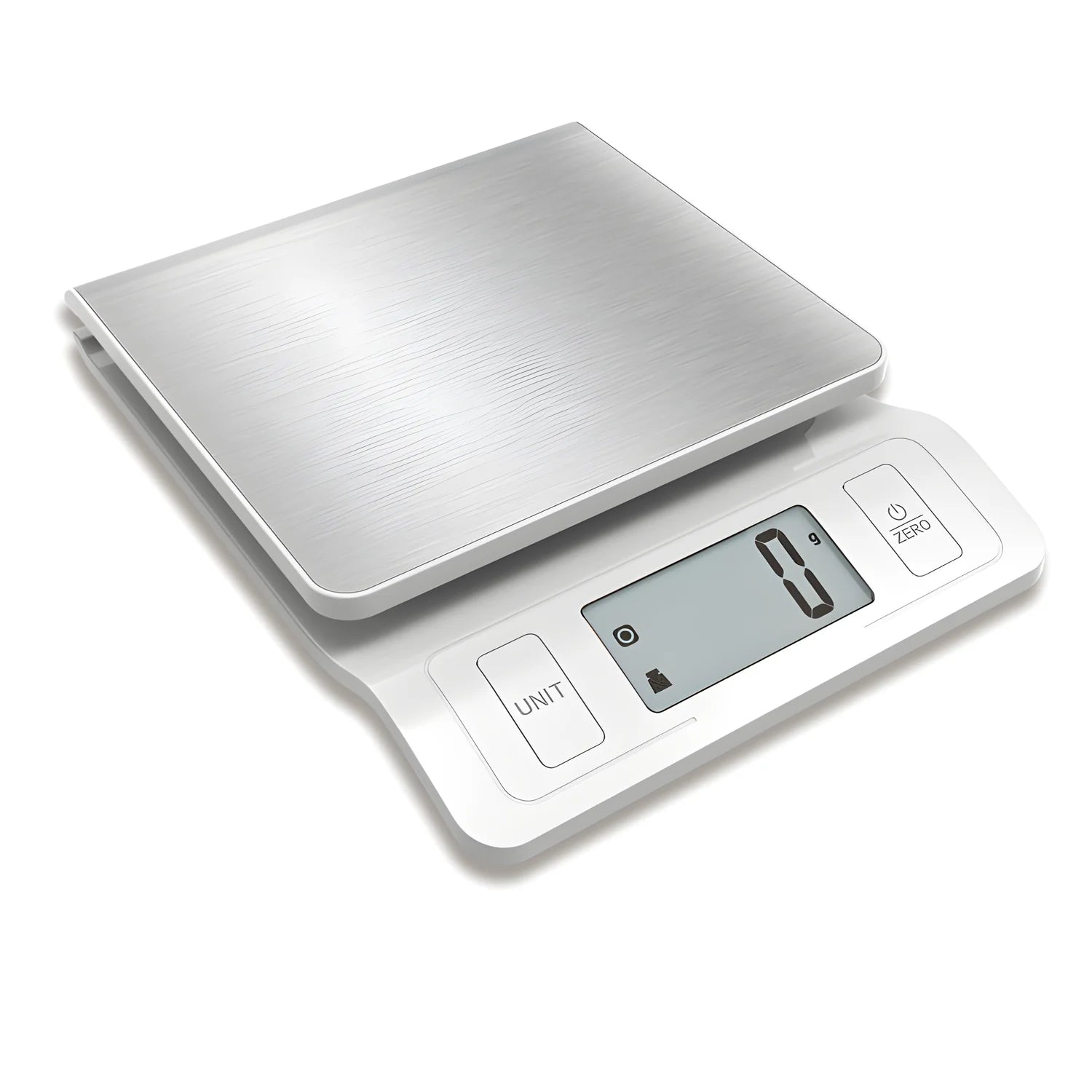 Bilancia da cucina digitale con piatto in acciaio inox 1g/5kg