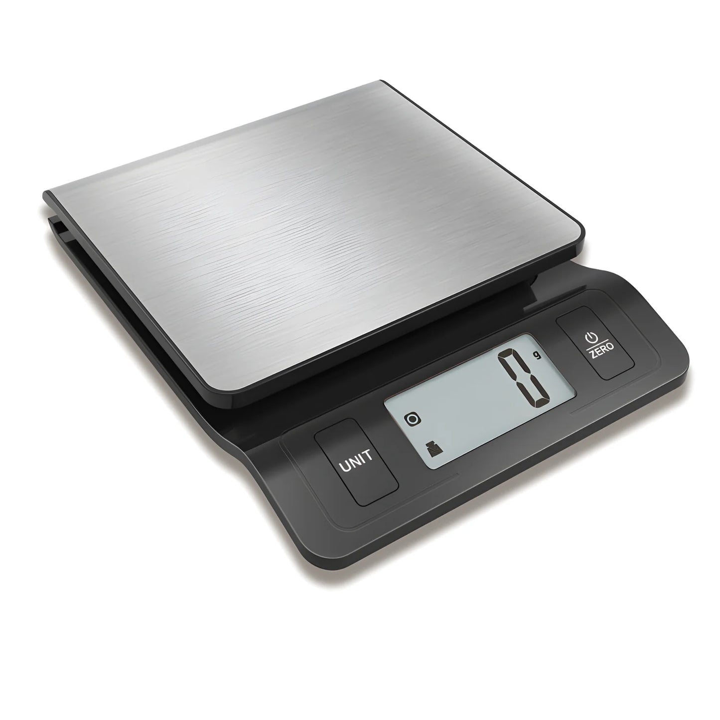 Bilancia da cucina digitale con piatto in acciaio inox 1g/5kg