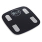 Bilancia pesapersone/analisi massa corporea Body Control nera