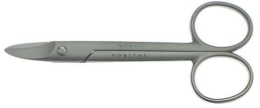 Forbici unghie lama corta 4"(cm.10,16)inox satinate Robur0251/56