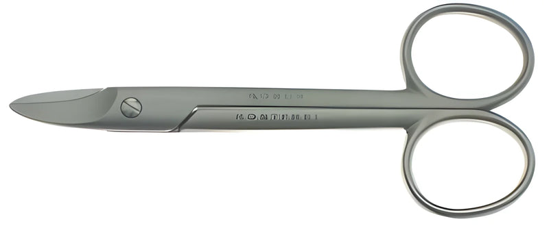 Forbici unghie lama corta 4"(cm.10,16)inox satinate Robur0251/56